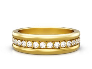 Beyaz takı ring