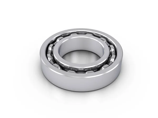 Ball bearing on white — Stock Photo, Image