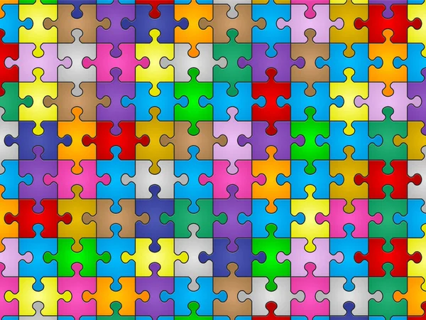 Cores puzzle fundo — Vetor de Stock