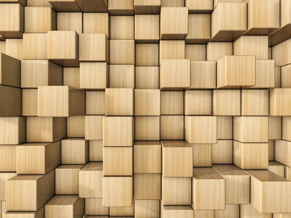 Holzwürfel Hintergrund — Stockfoto