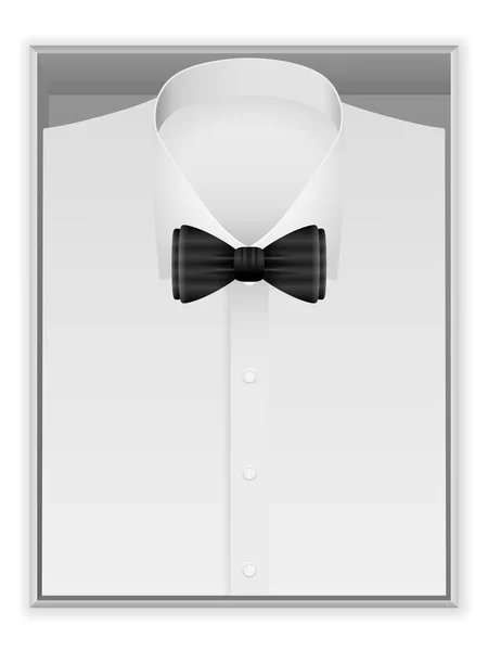 Gömlek ve kravat kutusunda — Stok Vektör