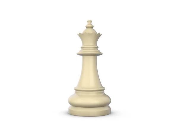 White queen chess piece — Stock Photo © serggn #34510983