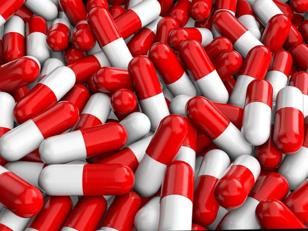 Capsule pills background — Stock Photo, Image