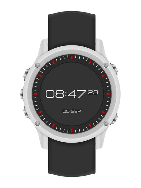 Watch on white — Stock Vector