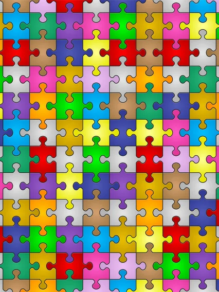 Cores puzzle fundo — Vetor de Stock