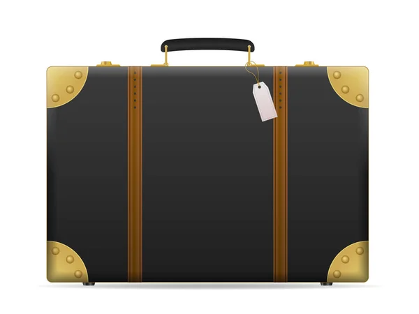 Ταξίδια βαλίτσα σε λευκό — Διανυσματικό Αρχείο