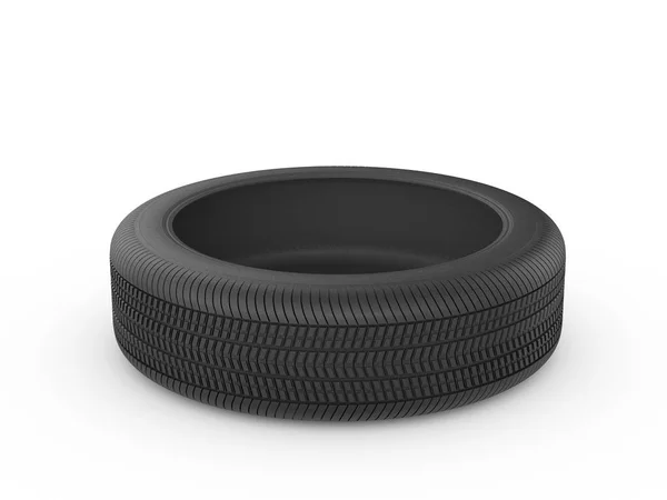 Neumático en blanco —  Fotos de Stock