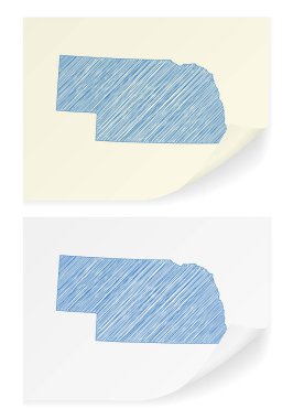 Nebraska karalama harita