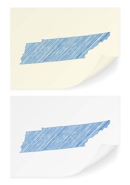 Tennessee karalama harita