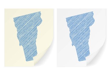 Vermont karalama harita