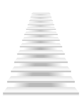 merdiven üzerinde beyaz