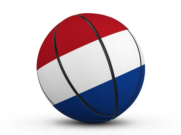 Basketbol topu Hollanda bayrağı