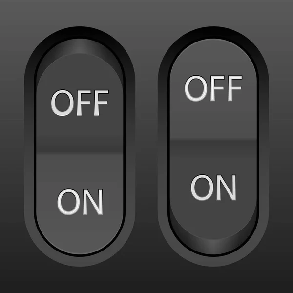 On off button — Stock Vector