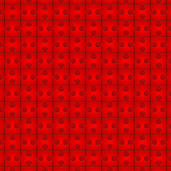 Red puzzle background — Stock Vector