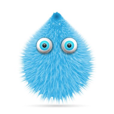 Beyaz tüylü çizgi film