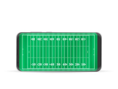 Akıllı telefon futbol sahası