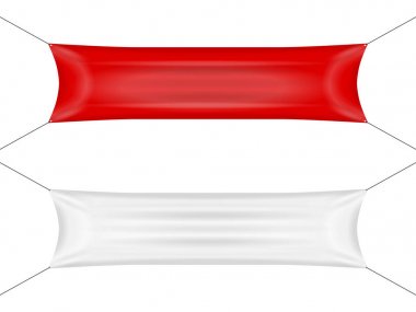 Beyaz boş afiş