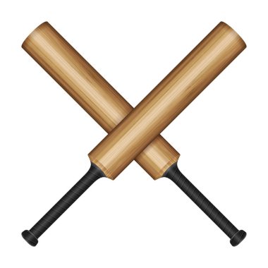 Kriket sopası beyaz