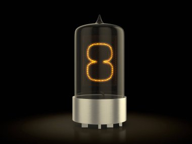Nixie tüp 8 numaralı