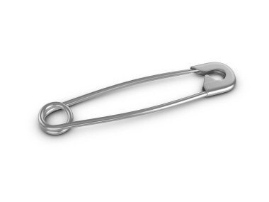 Çengelli iğne beyaz