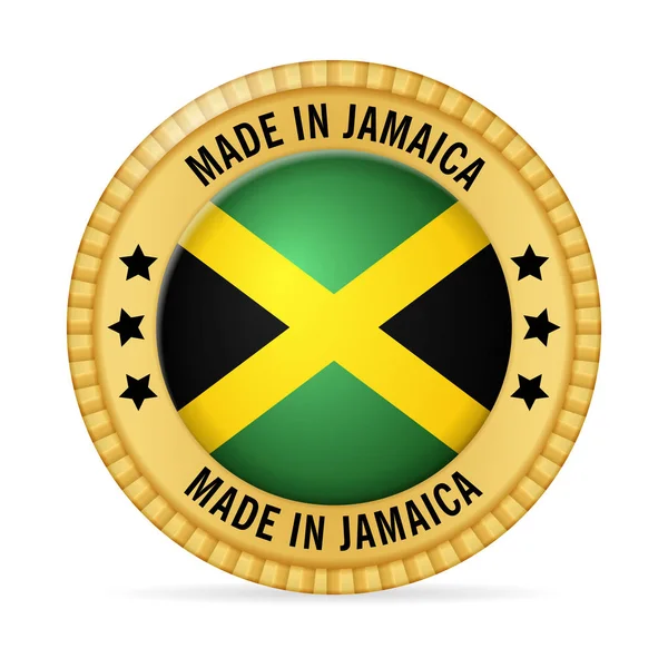 Icône fabriquée en Jamaïque — Image vectorielle