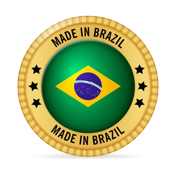 Icon made in Brazil — Stock Vector