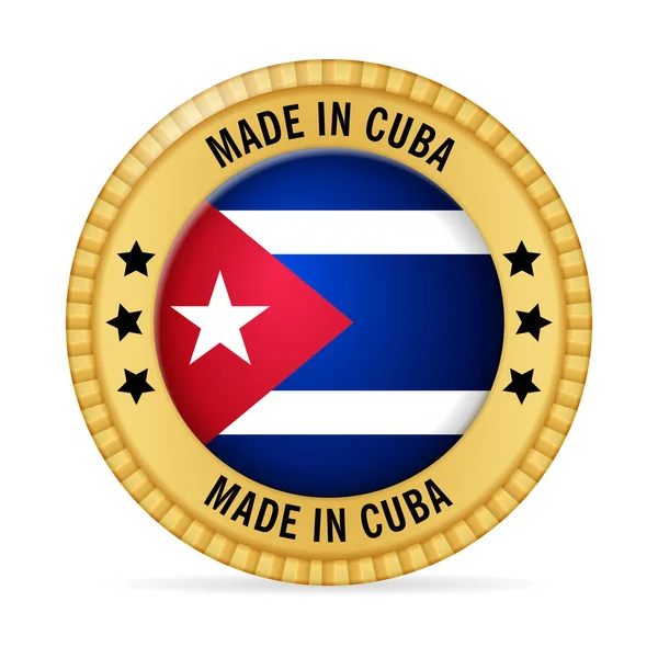 Pictogram gemaakt in Cuba — Stockvector