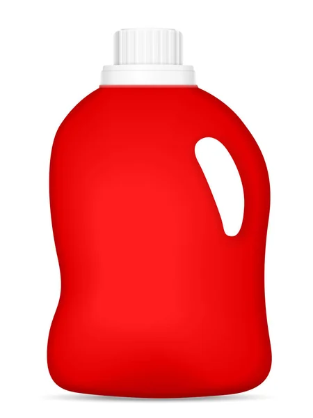 Rengöringsmedel flaska på vit — Stock vektor