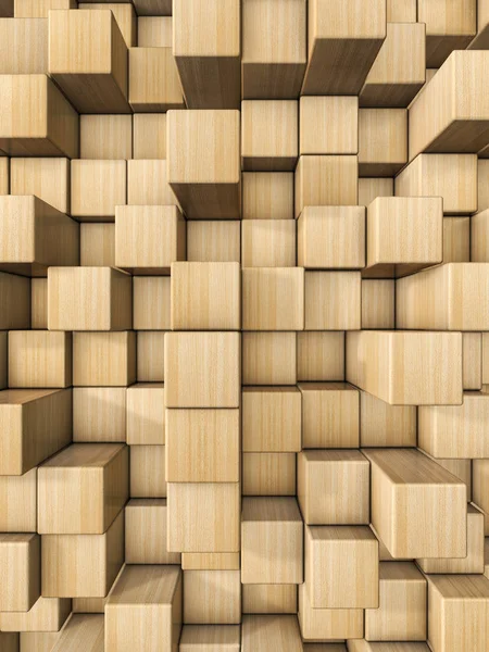 Cubi di legno sfondo — Foto Stock