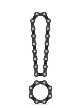 Bisiklet zinciri ünlem işareti