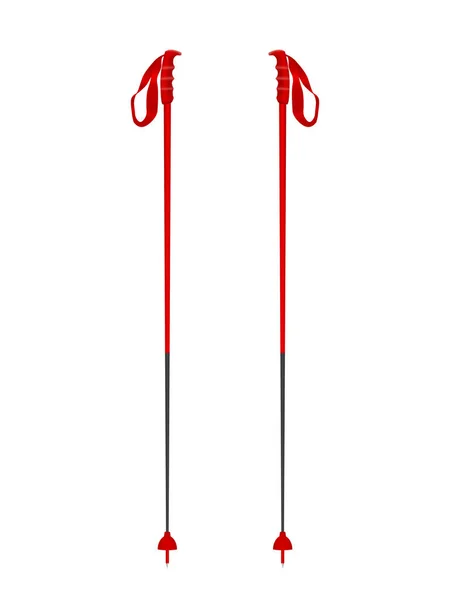 Bâtons de ski — Image vectorielle