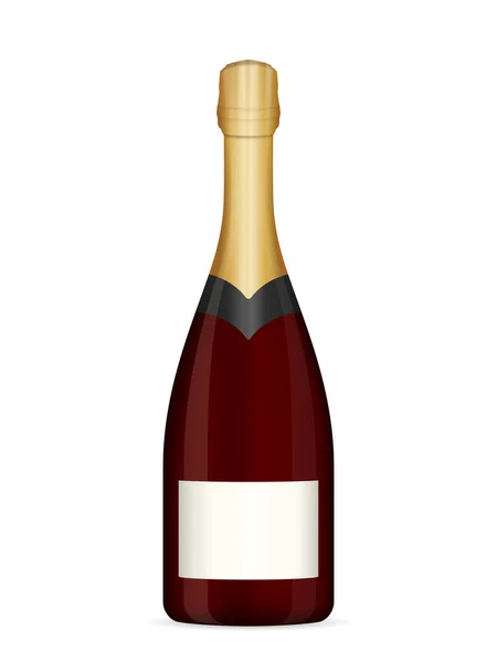 Champagne bottle — Stock Vector