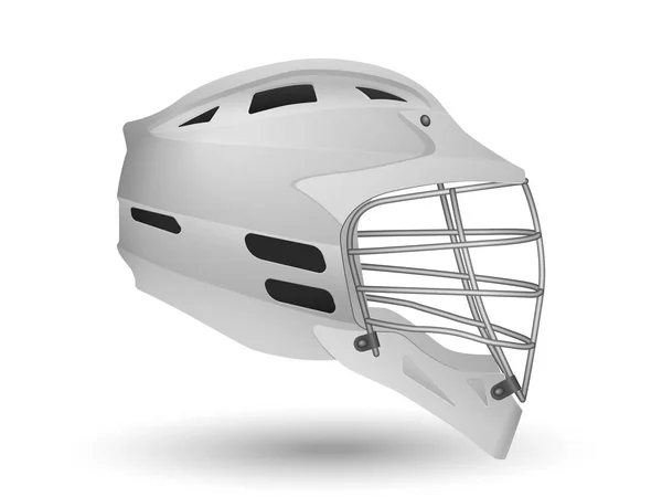 Casco de lacrosse — Vector de stock