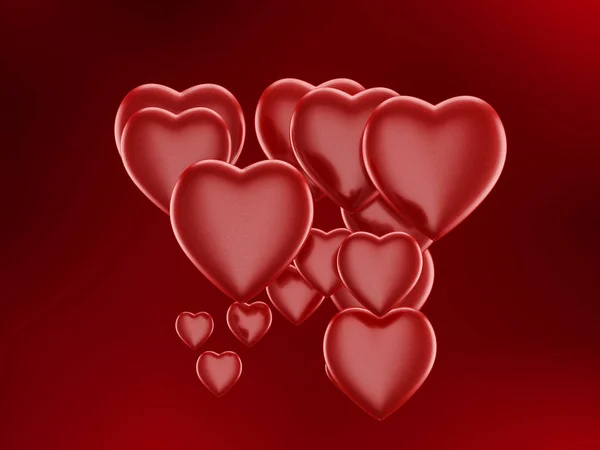 Hearts background — Stock Photo, Image