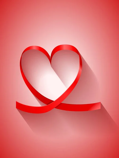 Καρδιά κορδέλα — Διανυσματικό Αρχείο