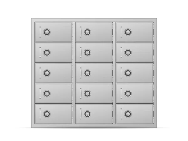 Bank lockers — Stock Vector