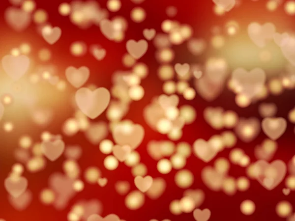 Defocus hearts background — Stock Photo, Image