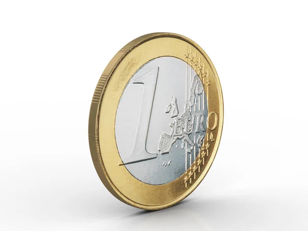 Ein-Euro-Münze — Stockfoto