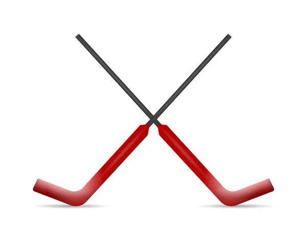 Palos de portero de hockey — Vector de stock