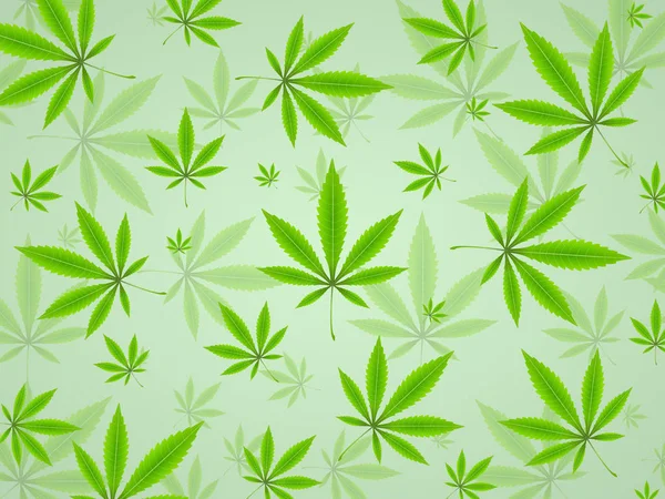 Marihuana pozadí — Stockový vektor