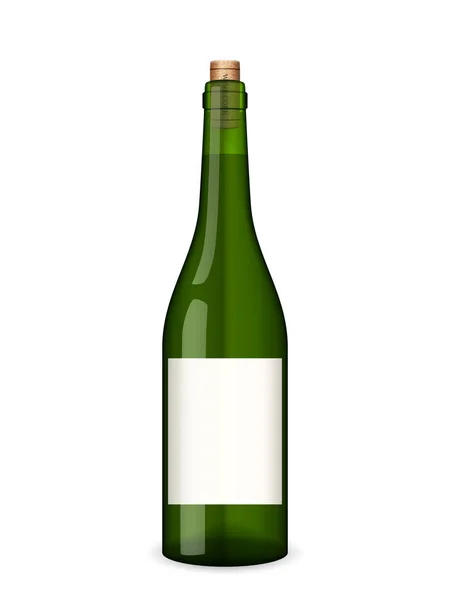 Wine bottle — Stock Vector