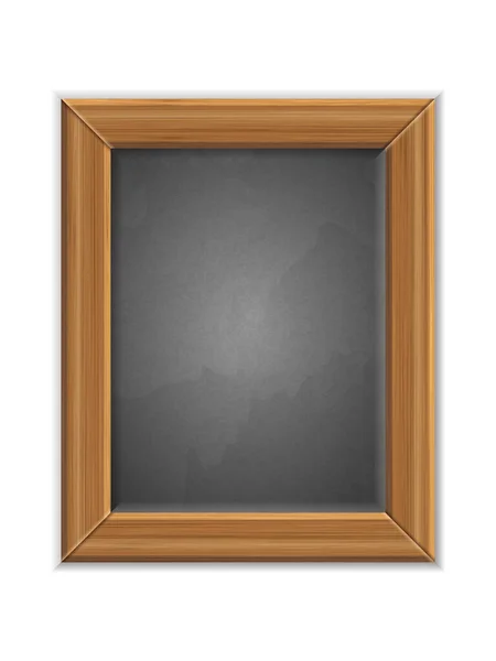 Quadro Negro Sobre Fundo Branco Ilustração Vetorial — Vetor de Stock