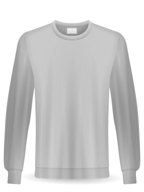 Beyaz arka planda eşofman üstü. Vektör illüstrasyonu.