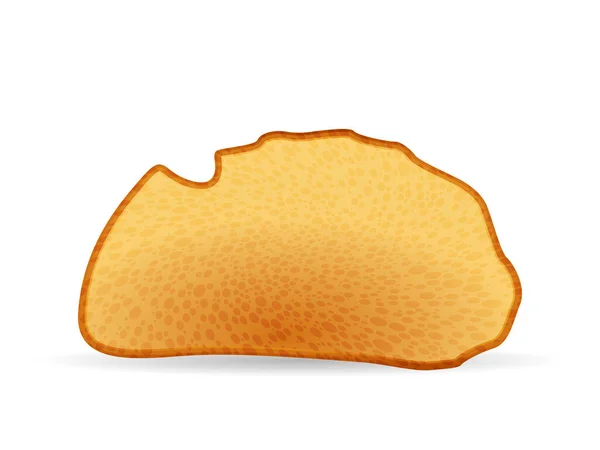 Bread Toast White Background Vector Illustration — Stock Vector