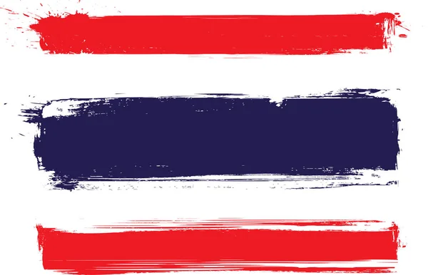 Grunge thailand vlag — Stockvector