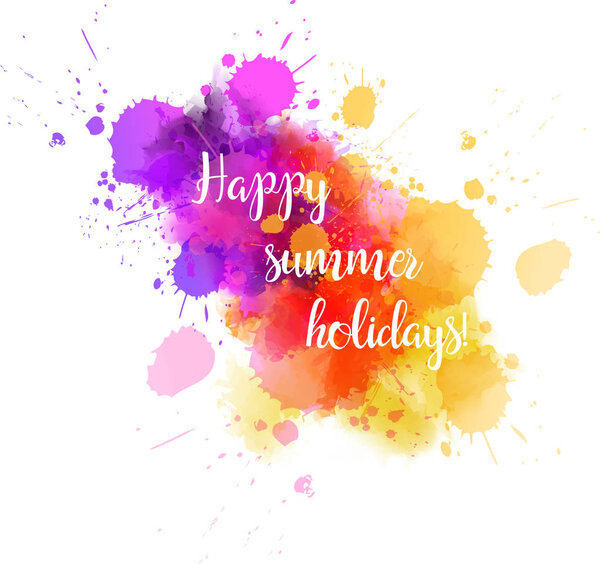 Summer vacation abstract