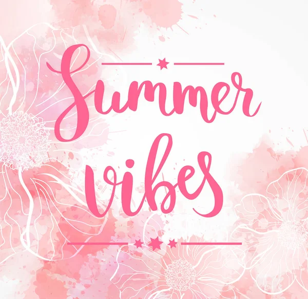 Yaz vibes çiçek arka plan