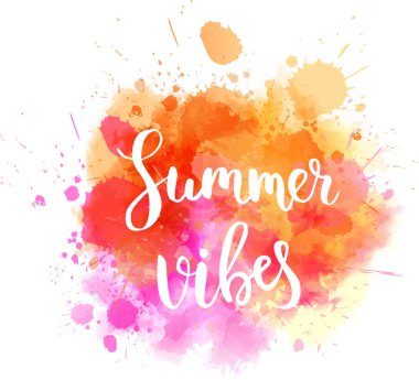 Sıçrama watercolored arka plan