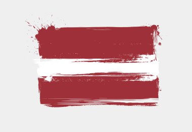 Letonya grunge bayrağı