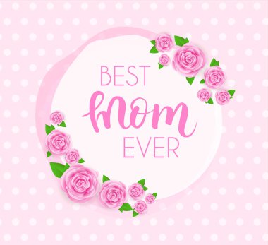 Anneler Günü tebrik kartı..